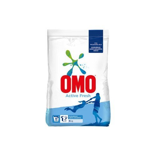 Omo Active Fresh Matik Toz Deterjan 6 kg Mükemmel Leke Çıkarma